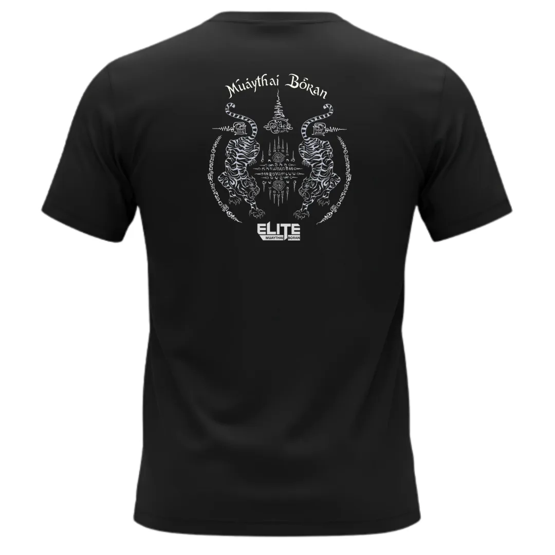 Elite Muaythai Boran Mens T shirt Black, photo 2