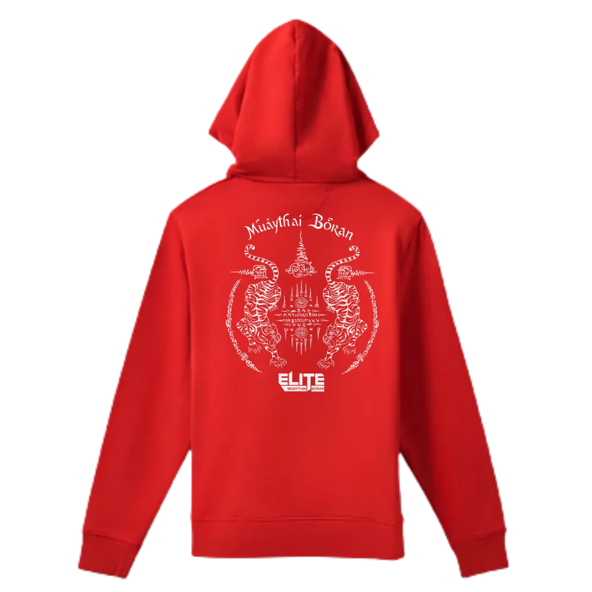 Elite Muaythai Boran Red Hoodie, photo 2