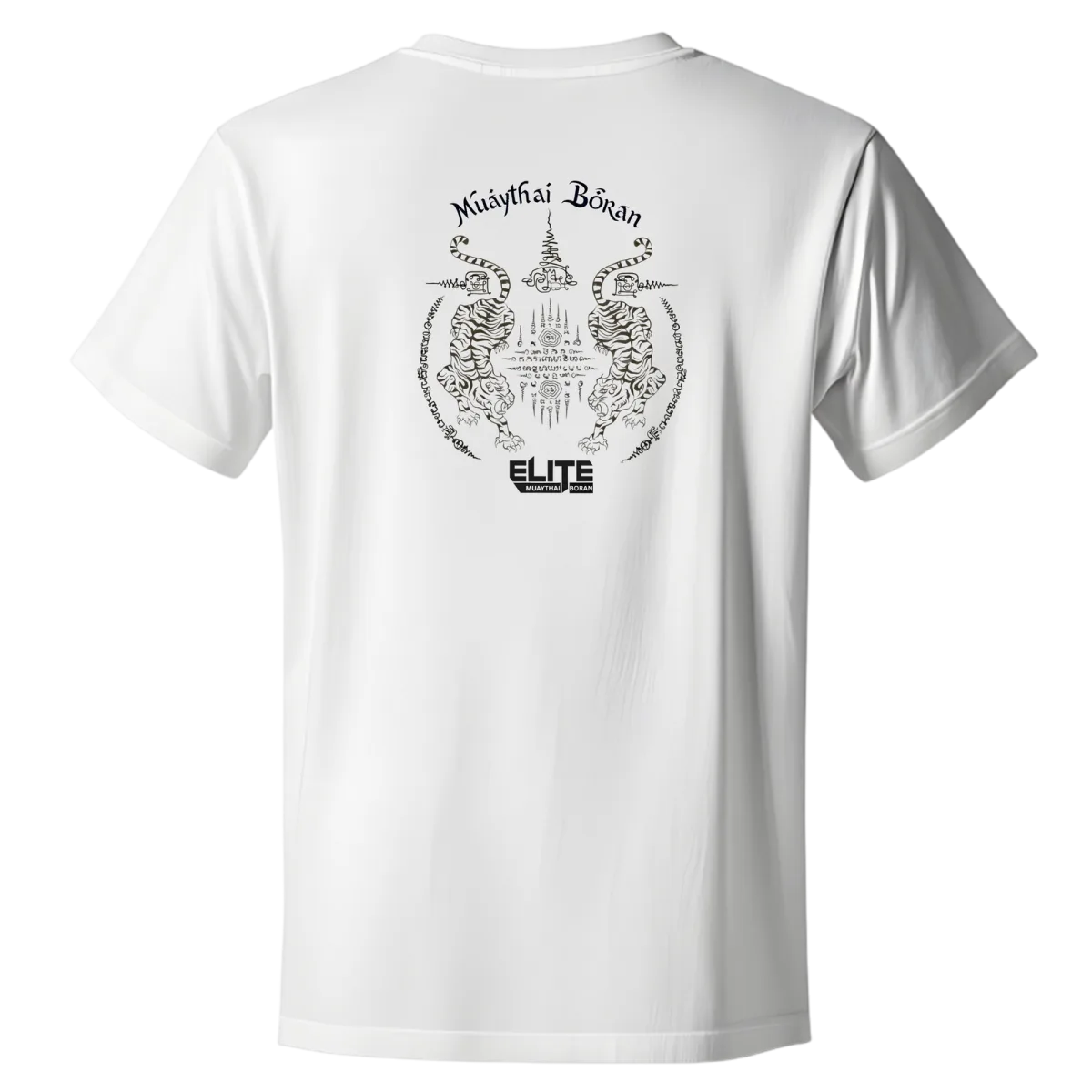 Elite Muaythai Boran White T Shirt, photo 2