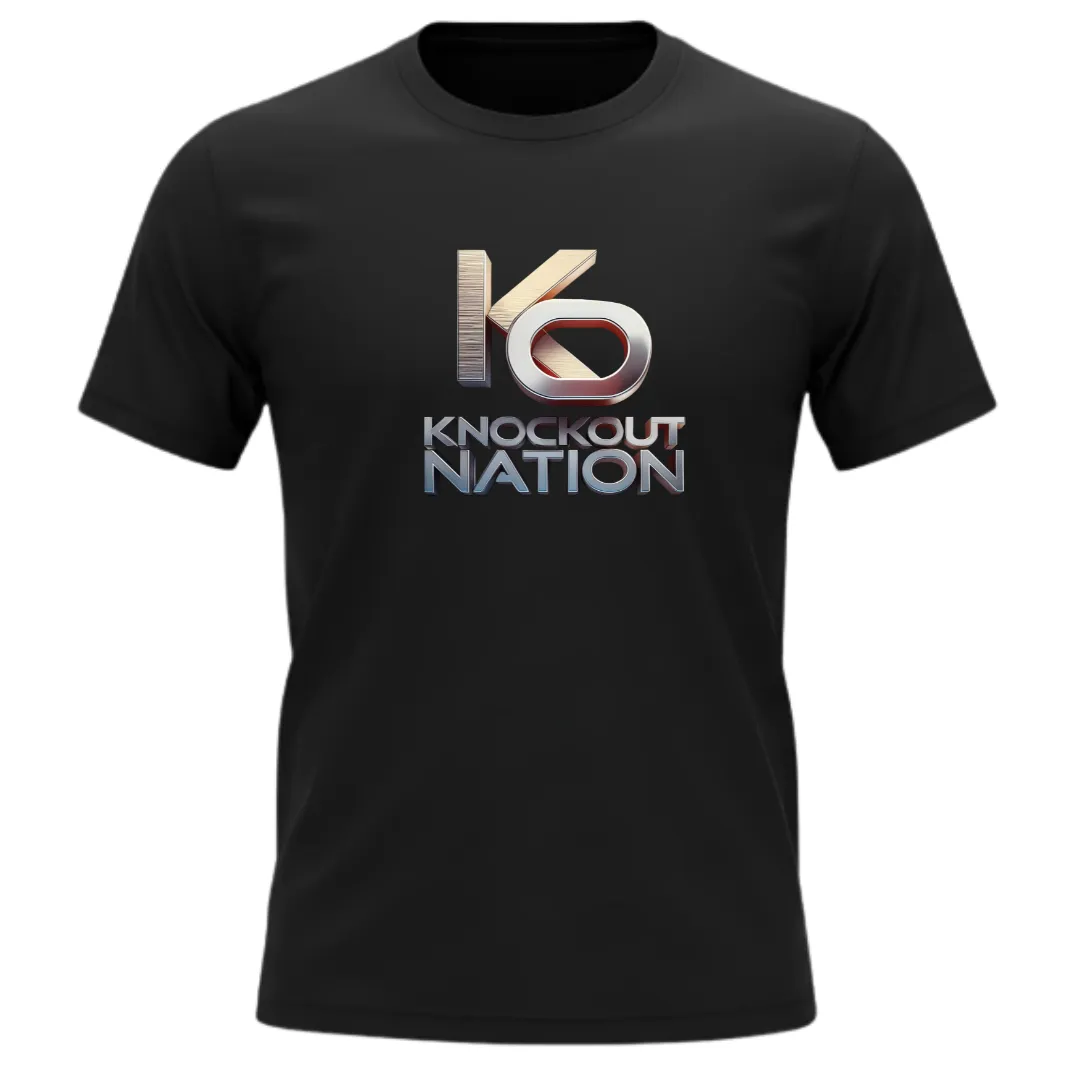 Knockout Nation T Shirt Black (Mens)